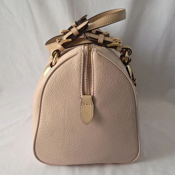 Michael Kors Pebble Leather Blush Grayson Satchel Handbag - Picture 3 of 16